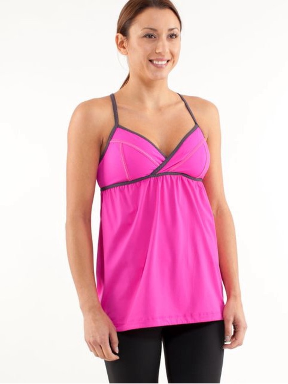 lululemon Rehearsal Tank Top in Paris Pink - size 4